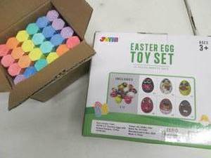 Joyin Squishy Egg Set, Chalk Set...