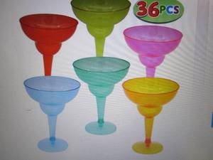 Joyin Plastic Margarita Glasses ope...