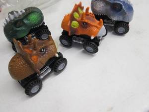 5 Dinosaur Car Team, 4 Pcs open pk...