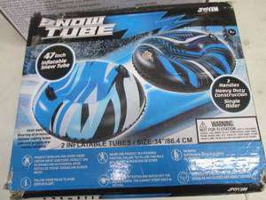Snow Tubes 2- 34 inch Inflatable op...