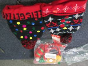 Holiday Knit Hats, Christmas Head B...