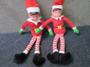2 Joyin Plush Elf Dolls hats detach...