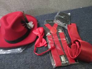 Hat, Suspenders, Bow Tie, Neck Tie ...