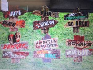 Joyin Scary Yard Sign, 6 Pcs open b...
