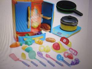 Joyin Refrigerator & Toy Food Set o...