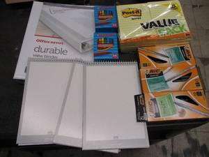 lot 173 image: Misc. OfficeSchool Supplies- see a...