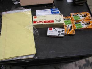 lot 175 image: Misc. OfficeSchool Supplies- see a...