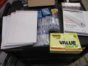 lot 176 image: Misc. OfficeSchool Supplies- see a...