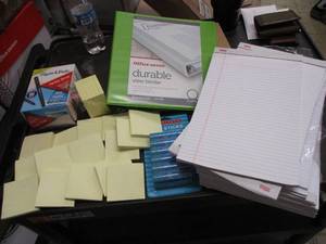 lot 177 image: Misc. OfficeSchool Supplies- see a...