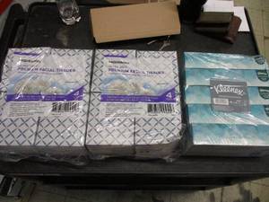 lot 189 image: Kleenex and Highmark Facial Tissues...