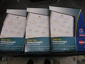 lot 190 image: 150 Avery Page Size Heavy Weight Pa...