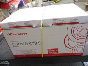 lot 196 image: 5000 Sheets of Office Depot Copy Pa...