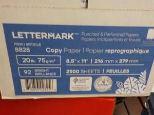 lot 12 image: LetterMark Domtar Paper 8.5 x 11 2...
