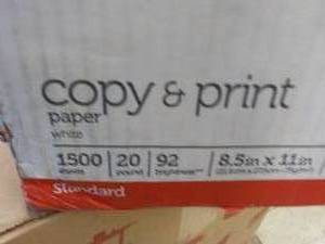 lot 20 image: Office Depot box of 1500 sheets 8....