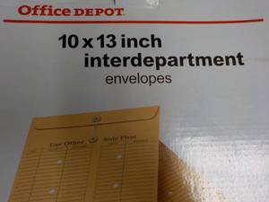 lot 32 image: Office Depot 10 x 13 Interpartment ...