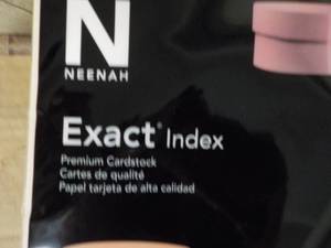 lot 44 image: Nee Nah Exact Index Cardstock 250 ...