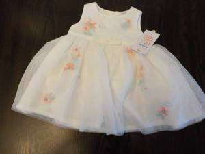 lot 73 image: Carters size 3 mo Dress...