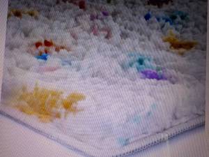 lot 84 image: Pillowfort 5 x 7 Sparkle Area Rug...