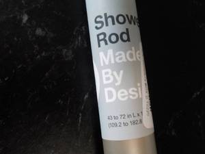 lot 101 image: Shower Rod made by design...