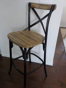lot 104 image: Patio Bar Stool- seat 29 from floo...