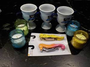 lot 134 image: Hanging Candles, Trophys and Novel...