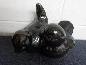 lot 238 image: Heavy Glass Birds 11 x8 x8...