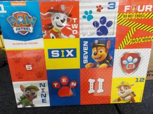 lot 212 image: Paw Patrol 12 days of Socks...