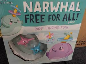 lot 213 image: Narwhal Ring Flinging Fun...