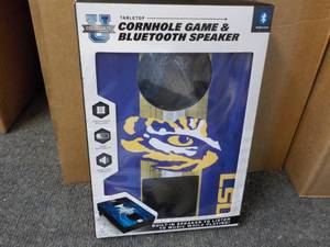 lot 215 image: Cornhole Game and Bluetooth Speaker...