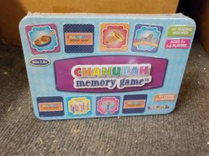 lot 221 image: Chanukah Memory Game in a Metal Con...