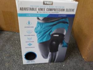 lot 223 image: Adjustable Knee Compression Sleeve...