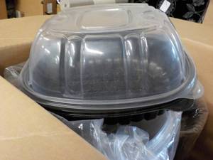 lot 266 image: Partial Case Chicken Roaster Contai...
