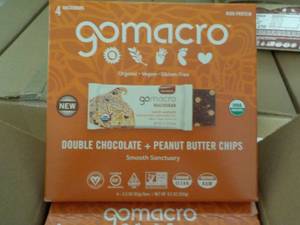 lot 320 image: Case of 28 Gomacro Protein Bars be...