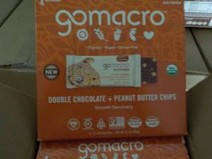 lot 323 image: Case of 28 Gomacro Protein Bars be...