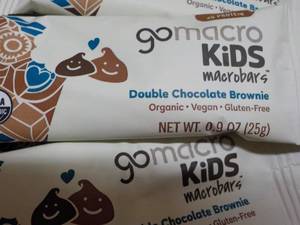 lot 337 image: 100 Gomacro Kids Protein Bars...