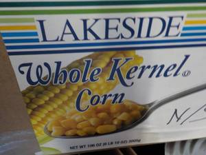 lot 349 image: 10 Cans Whole Kernel Corn...
