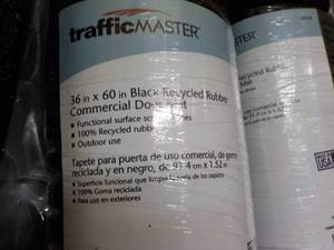 lot 353 image: Traffic Master 36 x 60 Rubber Floo...