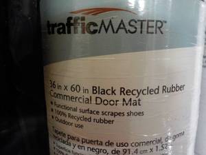 lot 356 image: Traffic Master 36 x 60 Rubber Floo...
