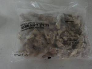 lot 367 image: 5 lb. Bag Frozen Chicken Fajita Str...