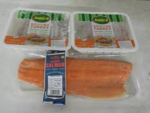 lot 370 image: Frozen Salmon and Turkey...