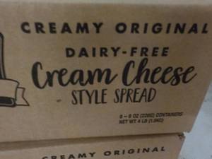 lot 372 image: 2 Cases Dairy Free Cream Cheese pa...