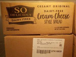 lot 373 image: 2 Cases Dairy Free Cream Cheese pa...
