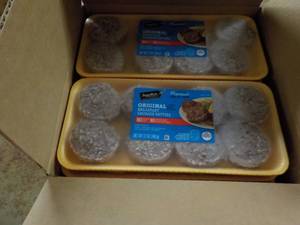 lot 381 image: Case of 8 pkgs Frozen Sausage Patti...