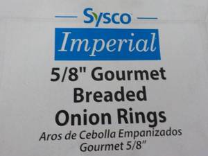 lot 391 image: 32 oz Frozen Box Sysco Gourmet Brea...