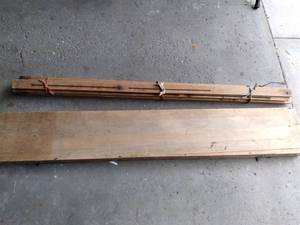 lot 67 image: Vintage Kiln Dried Lumber Wooden Table in Folding Case