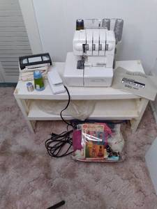 lot 47 image: Sears Kenmore Overlook 34D Serger #16642 with Accessories  