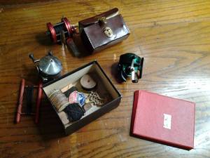 lot 277 image: Lot of Vintage Fishing Reels Ambassadeur and Garcia Mitchell 