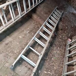lot 169 image: Aluminum 10-Foot Extension Ladder with Feet (12)