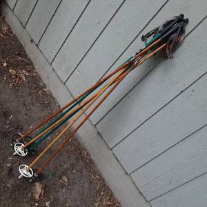 lot 175 image: Set of (3) Pairs of Cross Country Ski Poles Exel Popular, Sparta, Etc. 
