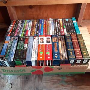 lot 191 image: Bulk-Sized Flat of Dvds with All the Shows 